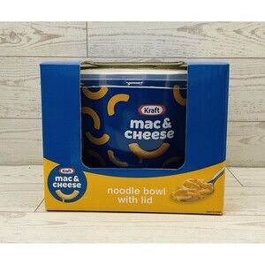 Kraft Mac & Cheese Ceramic Noodle Bowl with Lid (Mad Engine)